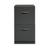 HIRSH INDUSTRIES LLC Hirsh 21118  23inD Vertical 2-Drawer Mobile Pedestal File Cabinet, Charcoal