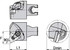 Kennametal 2527475 Size KM3225, 30mm Head Length, 22mm Ctr to Cutting Edge, Left Hand Internal Modular Threading Cutting Unit Head