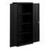 ALERA HCM6615BK Economy Assembled Storage Cabinets, 4 Shelves, 30" x 15" x 66", Black