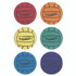 CHAMPION SPORT Sports FVBSET Ultra Foam Volleyball Set, 8" Diameter, Assorted Colors, 6/Set