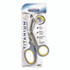 FIRST AID ONLY, INC. 90292 Titanium-Bonded Angled Medical Shears, 7" Long, 3" Cut Length, Crane-Style Gray/Yellow Handle