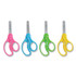EVERSHARP PEN CO. Westcott® 13130 For Kids Scissors, Rounded Tip, 5" Long, 1.75" Cut Length, Straight Handle, Randomly Assorted Handle Color