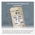 VTECH COMMUNICATIONS AT&T® DL72310 Connect to Cell DL72310 Cordless Telephone, Base and 2 Additional Handsets, White/Silver