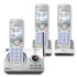 VTECH COMMUNICATIONS AT&T® DL72310 Connect to Cell DL72310 Cordless Telephone, Base and 2 Additional Handsets, White/Silver
