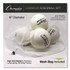 CHAMPION SPORT Sports RXLUMSET Rhino Skin Luminous Dodgeball Set, 6.3" Diameter, Luminous White/Blue, 6/Set