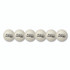 CHAMPION SPORT Sports RXLUMSET Rhino Skin Luminous Dodgeball Set, 6.3" Diameter, Luminous White/Blue, 6/Set