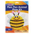 DIXON TICONDEROGA CO Creativity Street® Pom Pon Animal Plate Kit, Bee, 9" x 8.5" x 1", 1 Kit