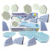 YELLOW DOOR US LLC Yellow Door Scenery Stones – Polar Play, Set of 18
