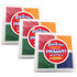 LEARNING ADVANTAGE READY 2 LEARN™ Jumbo 4-in-1 Washable Stamp Pad - Red, Yellow, Green, Blue - Pack of 3