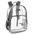 A.D. SUTTON & SONS/PACESETTER Summit Ridge 2007GRY  Heavy-Duty Clear Backpack, Gray Trim