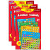 TREND ENTERPRISES INC. TREND Animal Friends superSpots® Stickers Variety Pack, 2500 Per Pack, 3 Packs