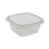 PACTIV EVERGREEN CORPORATION SAC0516 EarthChoice Square Recycled Bowl, 16 oz, 5 x 5 x 1.75, Clear, Plastic, 504/Carton