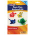 DIXON TICONDEROGA CO Creativity Street® Pom Pon Animal Kit, Ocean Animals, Assorted Sizes, 1 Kit Makes 4 Animals