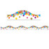 ASHLEY PRODUCTIONS Ashley Productions® Magnetic Scallop Border, Confetti, 12'