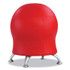 SAFCO PRODUCTS 4751RV Zenergy Ball Chair, Backless, Supports Up to 250 lb, Red Vinyl