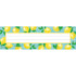 TEACHER CREATED RESOURCES Teacher Created Resources® Lemon Zest Flat Name Plates, 11.5" x 3.5", Pack of 36