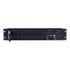 The CyberPower PDU31003, a 16-outlet (front), 2U rackmount monitored power distribution unit (PDU), provides 120V 30A output. PDU31003 distributes power to 16 NEMA 5-20R receptacles from a single twist lock NEMA L5-30P plug with unfiltered electrical pass-through. Monitor power status over the network by using the CyberPower management console and the RJ45 Ethernet port for network connection. Monitor power status locally by using the LCD.