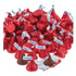 THE HERSHEY COMPANY Hershey®'s 60286 KISSES, Milk Chocolate, Red Wrappers, 66.7 oz Bag
