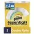 PROCTER & GAMBLE Bounty® 14019 Essentials Select-A-Size Kitchen Roll Paper Towels, 2-Ply, White, 108 Sheets/Roll, 2/Pack, 8 Packs/Carton