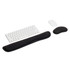 EMS MIND READER LLC WRESTGEL-BLK Mind Reader Ergonomic Keyboard and Mouse Wrist Rest Sets, 3/4inH x 3inW x 16-3/4,"L, Black, 2 Piece
