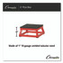 CHAMPION SPORT Sports PXB6 Plyo Box, 6" h, 13 x 13 Base