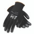 PROTECTIVE INDUSTRIAL PRODUCTS INC G-Tek® 33B125XL GP Polyurethane-Coated Nylon Gloves, EN388: 1111, 10" Long, X-Large, Black, 12 Pairs