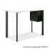 HON COMPANY HLCPL29USP71 Coze Writing Desk Post Legs with U-Storage Compartment, 5.75" x 28", Black, 4 Legs/Set