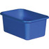 TEACHER CREATED RESOURCES Teacher Created Resources® Blue Small Plastic Storage Bin