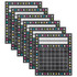 TEACHER CREATED RESOURCES Teacher Created Resources® Chalkboard Brights Mini Incentive Charts, 36 Per Pack, 6 Packs