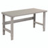 GLOBAL INDUSTRIAL 183154 Standard Duty Steel Top Adjustable Height Workbench, 2,000 lbs, 72 x 30 x 30.88 to 36.88, Gray