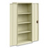 ALERA HCM6615PY Economy Assembled Storage Cabinets, 4 Shelves, 30" x 15" x 66", Putty