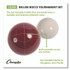CHAMPION SPORT Sports CG200 Deluxe Bocce Tournament Set, 4.25" dia Balls, Assorted Colors