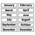 TEACHER CREATED RESOURCES Teacher Created Resources® Black Painted Dots on White Monthly Headliners, Pack of 12