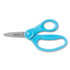 FISKARS MANUFACTURING CORP 1067002 Kids Scissors Classpack, Pointed Tip, 5" Long, 1.75" Cut Length, Straight Assorted Color Handles, 12/Pack