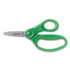 FISKARS MANUFACTURING CORP 1067002 Kids Scissors Classpack, Pointed Tip, 5" Long, 1.75" Cut Length, Straight Assorted Color Handles, 12/Pack