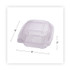 ECO-PRODUCTS,INC. EP-LC6 Renewable and Compostable Clear Clamshell Hinged Food Containers, 6 x 6 x 3, Plastic, 80/Pack, 3 Packs/Carton