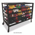 CHAMPION SPORT Sports MBLX All Pro Lockable Ball Locker, Metal, 220 lb Capacity, 24 x 47 x 37, Black