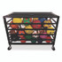 CHAMPION SPORT Sports MBLX All Pro Lockable Ball Locker, Metal, 220 lb Capacity, 24 x 47 x 37, Black