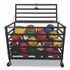 CHAMPION SPORT Sports MBLX All Pro Lockable Ball Locker, Metal, 220 lb Capacity, 24 x 47 x 37, Black