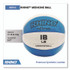 CHAMPION SPORT Sports MB16 Rhino Leather Medicine Ball, 18 lb, Teal/White