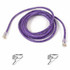 BELKIN, INC. A3L791-02-PUR Belkin Cat5e Patch Cable - RJ-45 Male - RJ-45 Male - 2ft - Purple