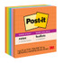 3M COMPANY Post-it® Super Sticky Notes, Energy Boost Collection, 4" x 4" Lined, 90 Sheets/Pad, 6 Pads