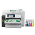 The wide-format EcoTank Pro ET-16600 wireless all-in-one offers fast Cartridge-Free Printing with easy-to-fill supersized ink tanks.  You can save up to 80 percent with low-cost replacement ink bottles vs. standard-capacity color laser toner cartridges - very low cost per page with about 2 cents per color ISO page vs. 14 cents with cartridges.  Fast, wide-format prints and scans - print up to 13in x 19in.  copy and scan up to 11in x 17in.  up to 25 ISO ppm black print speed.  powered by PrecisionCore Heat-Free Technology.  Print-shop quality - Epson DURABrite Inks are pigment-based for crisp, vibrant prints in black-and-white and color that are instant-dry.  borderless prints up to 11in x 17in.  Set of replacement bottles includes enough ink to print up to 7,500 pages black/6,000 color - for fewer out of ink frustrations.  you could save $1,000 with each one.  Less waste - zero-cartridge waste with high-yield ink bottles.  very low energy consumption