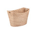 HONEY-CAN-DO INTERNATIONAL, LLC STO-04463 Honey-Can-Do Water Hyacinth Basket Set, Large Size, Assorted Sizes (S, M, L), Natural/Brown, Pack Of 3