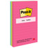 3M COMPANY Post-it® Notes, 4 in x 6 in, Poptimistic Collection, Lined, 3 Pads/Pack