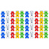 THE PENCIL GRIP The Pencil Grip™ Magnet Man Magnetic Clip, Assorted Colors, 40-Piece Bucket