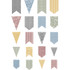 TEACHER CREATED RESOURCES Teacher Created Resources® Classroom Cottage Pennants Accents - Assorted Sizes, Pack of 60