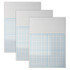 FLIPSIDE Flipside Products 1/2" Graph Dry Erase Board, 11" x 16" Single, Pack of 3
