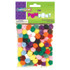 DIXON TICONDEROGA CO Creativity Street® Pom Pons, Bright Hues Assortment, 0.5", 100 Pieces