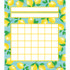 TEACHER CREATED RESOURCES Teacher Created Resources® Lemon Zest Incentive Charts, Pack of 36
